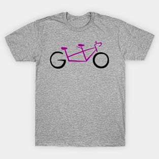 GO - fuchsia T-Shirt